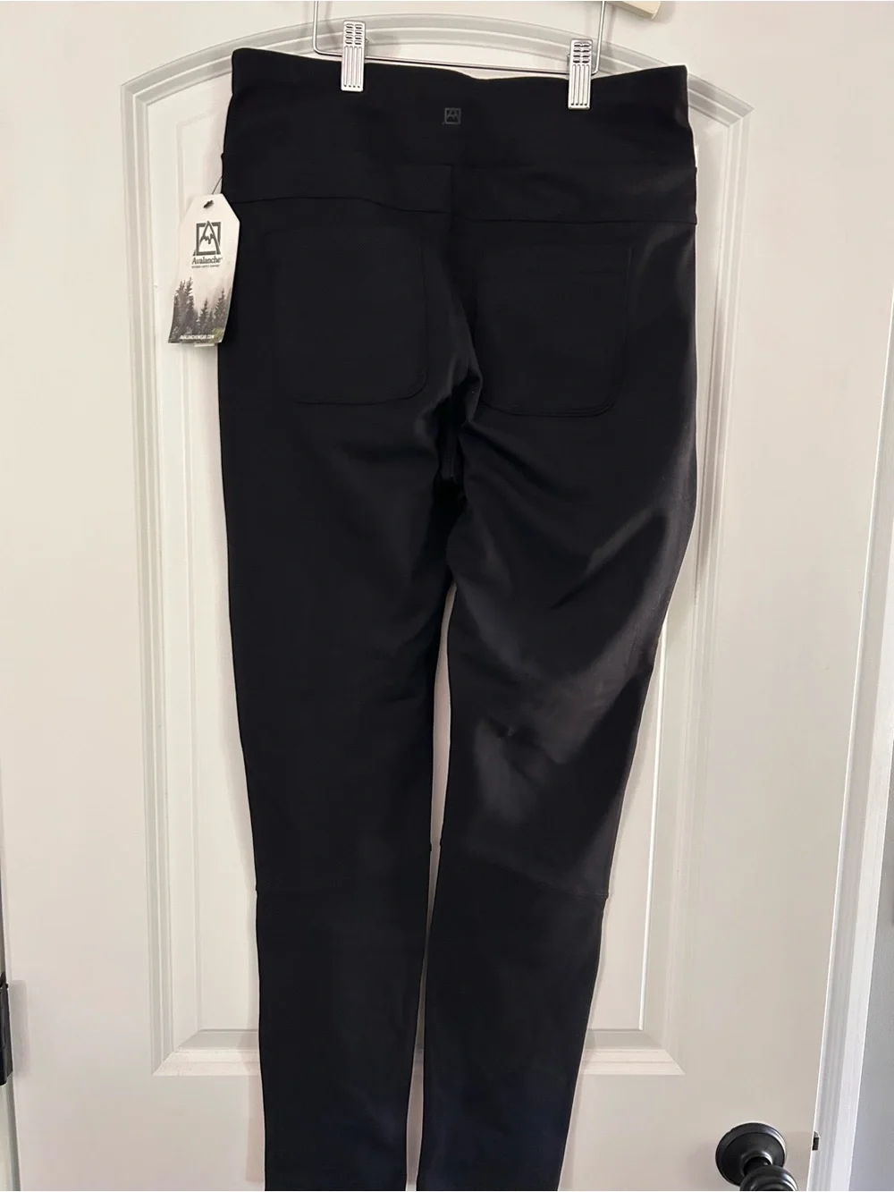 Avalanche Black Activewear Leggings with Logo